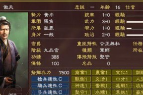 三国志13全兵种属性详解（游戏玩家必看！了解三国志13全兵种属性）